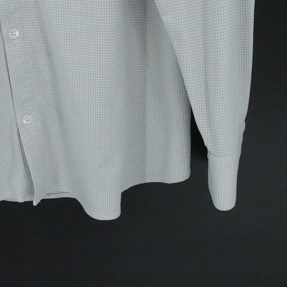 Mizzen + Main Shirt Mens 2XL Trim Fit Gray Spinnaker Collection Button Up USA - Picture 7 of 16